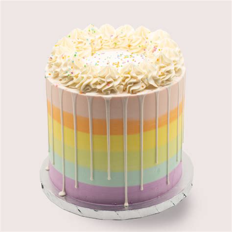 Rainbow Pastel Cake - Tessa's Bakery