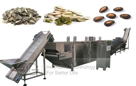 Continuous Sunflower Seeds Roasting Production Line|Pumpkin Seeds Roasting Machine