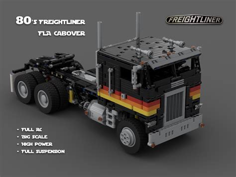 LEGO MOC Freightliner FLA Cabover by Mani91 | Rebrickable - Build with LEGO