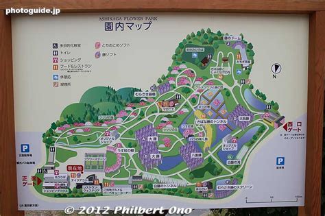 Ashikaga Flower Park あしかがフラワーパーク - Map of Ashikaga Flower Park. It's large, but compact enough ...