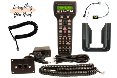 NCE PowerCab Value Pack - includes Decoder, Caddy and Curly Cable!