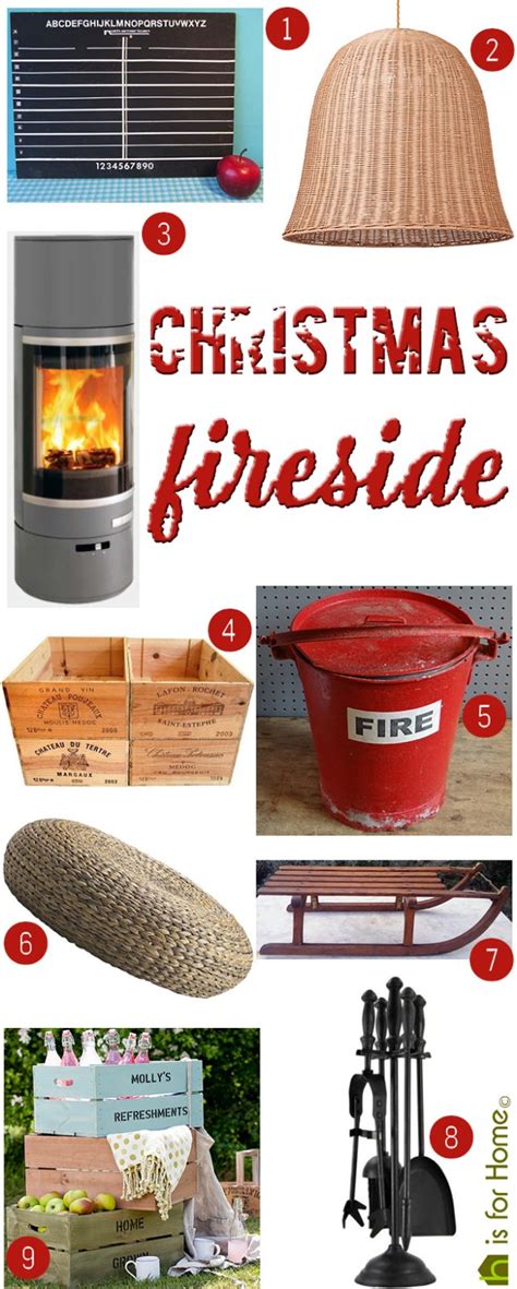 Get their look: Christmas fireside - H is for Home Harbinger