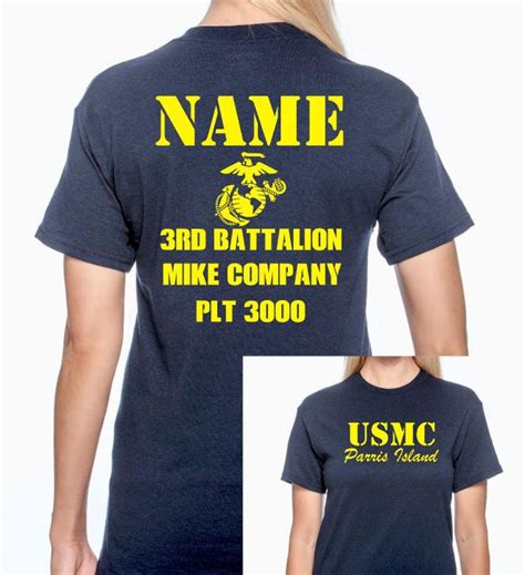 USMC Boot Camp Graduation Custom Shirt Marine Corps