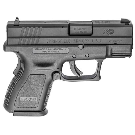 Springfield Armory XD Defender Sub-Combact 9mm Luger 3in Black Pistol ...