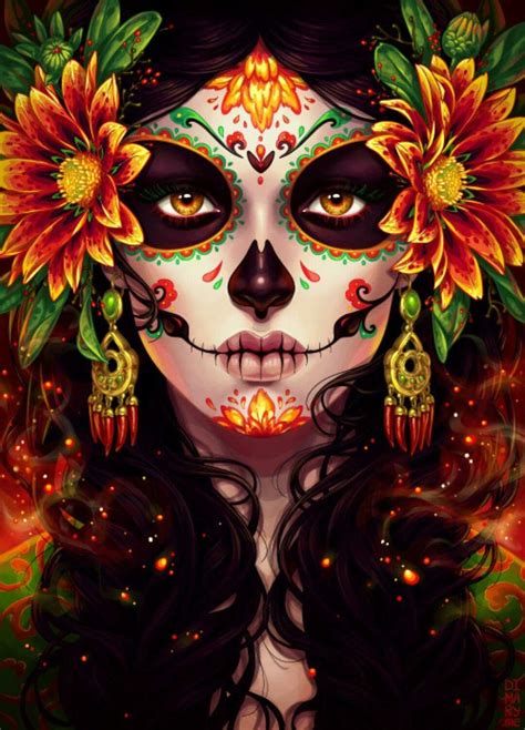 Pin by Veronica F. on DIA DE LOS MUERTOS | Day of the dead drawing, Day of the dead artwork ...