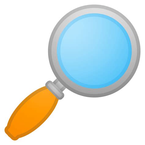 Magnifying Glass Emoji Png, Magnifying Glass Emoticon Royalty Free ...