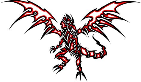 Black Dragon Back Tattoos - ClipArt Best