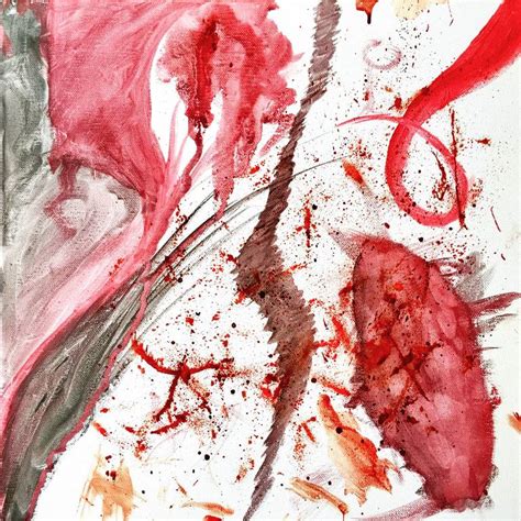 Blood Painting by Matej Bystricky | Saatchi Art