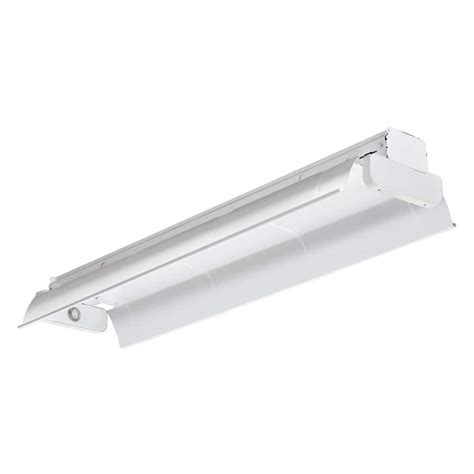 Lithonia Lighting 4 ft. 2-Light White Fluorescent Industrial Strip Light-AFST 2 32 MVOLT GEB10IS ...