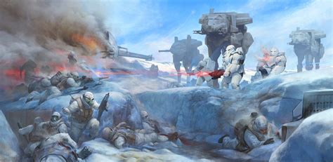 Battle on Planet Hoth (Star Wars Reimagined) by Stepan Alekseev : r/ImaginaryJedi