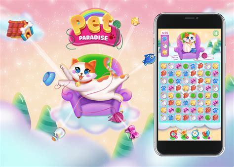 PET PARADISE - match 3 game mobile on Behance