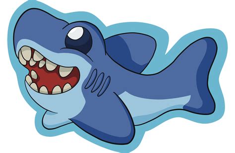 Cute Shark : r/stickers