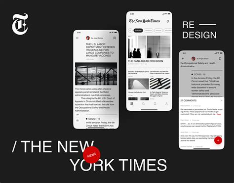 THE NEW YORK TIMES / MOBILE APP | Behance