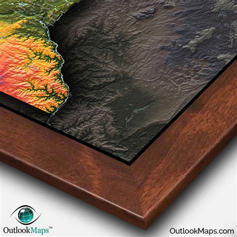 Colorful Minnesota Topography Map | 3D Physical Terrain