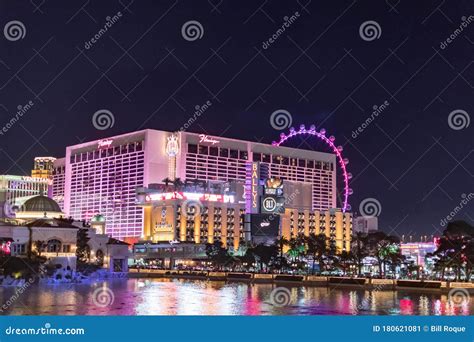The Flamingo Hotel Near Las Vegas Strip, Las Vegas Nevada USA, March 30, 2020 Editorial Photo ...