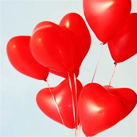 Heart shaped balloons (50pcs / lot )2.0g 12inch thick special red Color ...