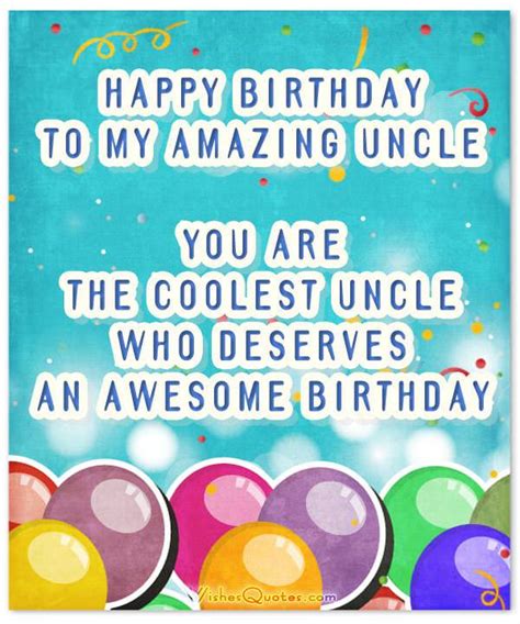 Happy Birthday Wishes for Uncle