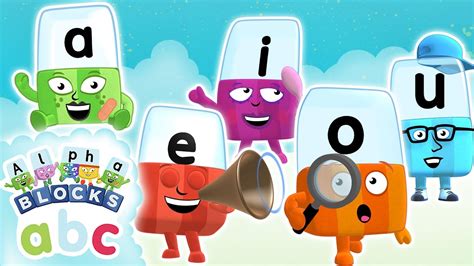 Alphablocks - It's All About the Vowels | Learn to Read | Phonics - YouTube