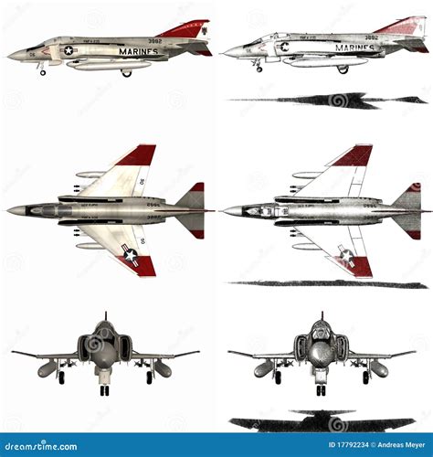 Phantom - Fighter Aircraft stock illustration. Image of aircraft - 17792234