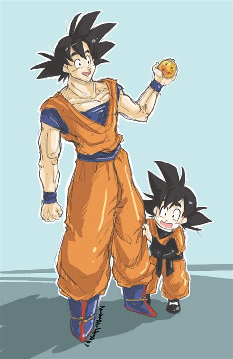 Goku and Goten by xXNoisheAteLloydXD on DeviantArt