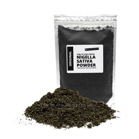 Ground Nigella Sativa Seeds (Powder) - 100g - The Black Seed Oil Company