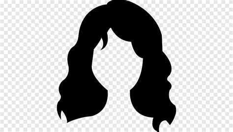 Afro-textured hair Computer Icons Black hair, long black Hair, black Hair, silhouette png | PNGEgg