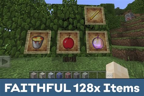 Download Faithful 128x128 Texture Pack for Minecraft PE - Faithful 128x128 Texture Pack for MCPE