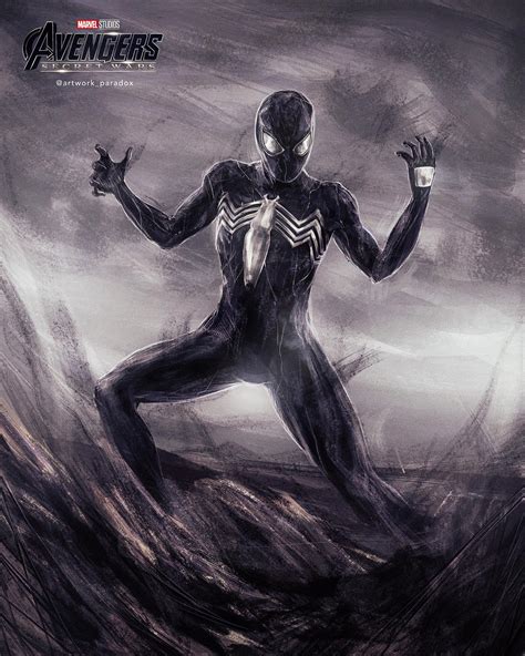 Symbiote Spider-Man | Secret Wars Concept Art Fully Painted by me. : r/marvelstudios
