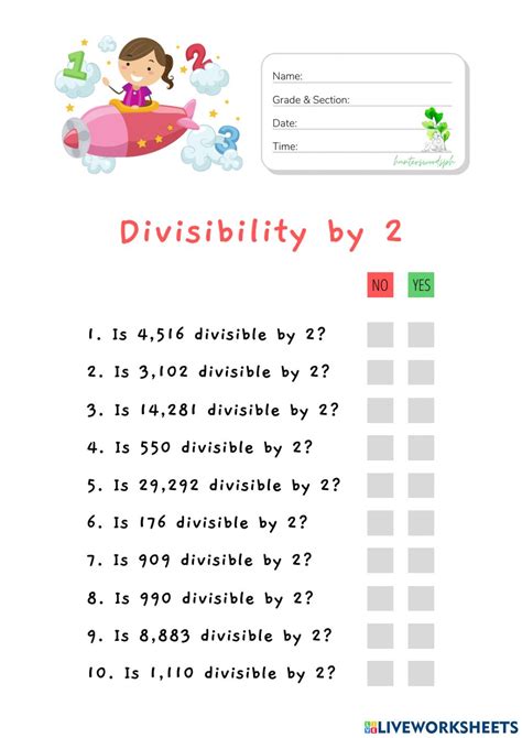 Divisible By 3 Worksheet - Divisonworksheets.com