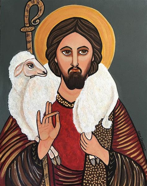 The Good Shepherd Painting by Susie Grossman