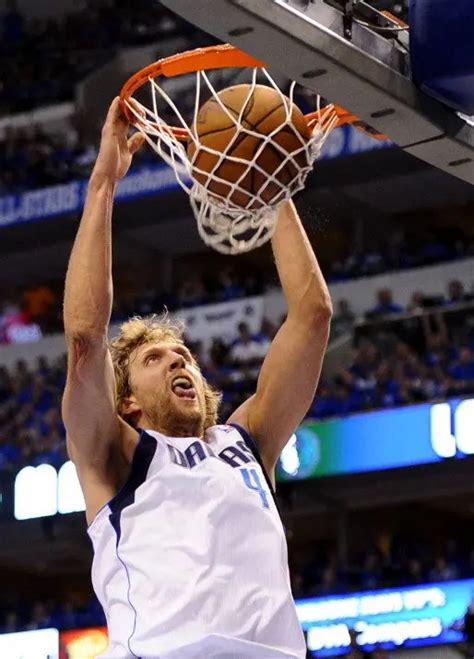 D0424 Dirk Nowitzki Dunk Dallas Mavericks Basketball Star Print Silk ...