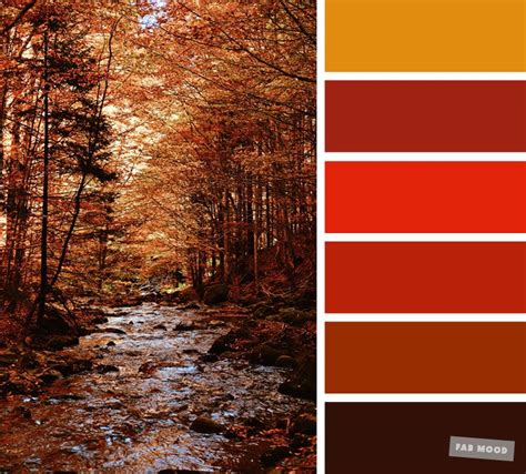 Pretty Autumn Colour Schemes { Brown + Burnt orange } A pretty colour palette. To get you ...