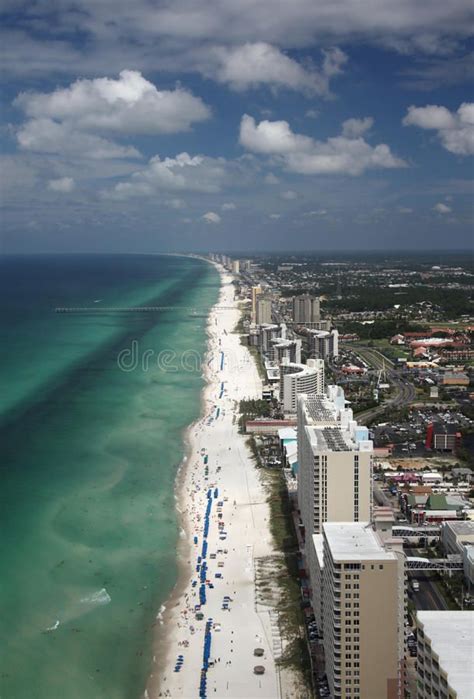 Panama City Beach - Aerial. An aerial view of Panama City Beach, Florida showing , #spon, # ...