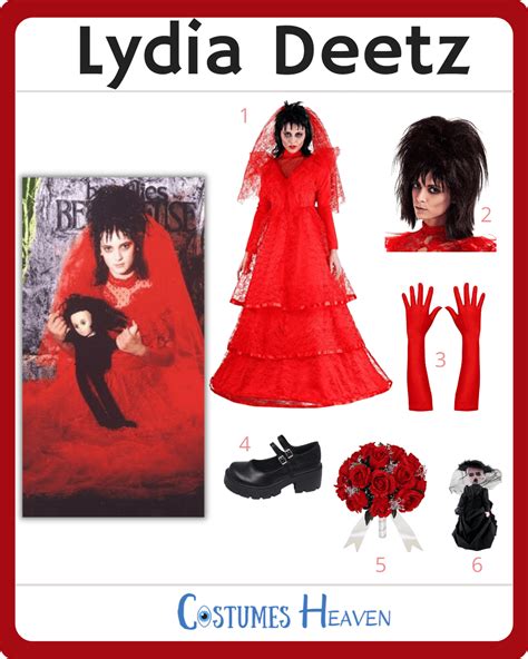 DIY Lydia Deetz Costume 2022 | Cosplay And Halloween Ideas