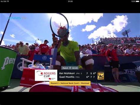 Monfils saves 4 matchpoints and wins against Nishikori : r/tennis