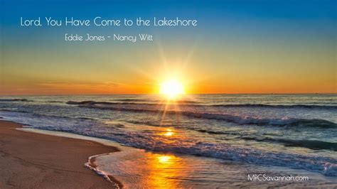 Lord, You Have Come to the Lakeshore - Duet - YouTube