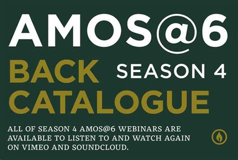 Amos@6: Season 4 back catalogue