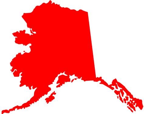 Alaska Map Silhouette | Free vector silhouettes