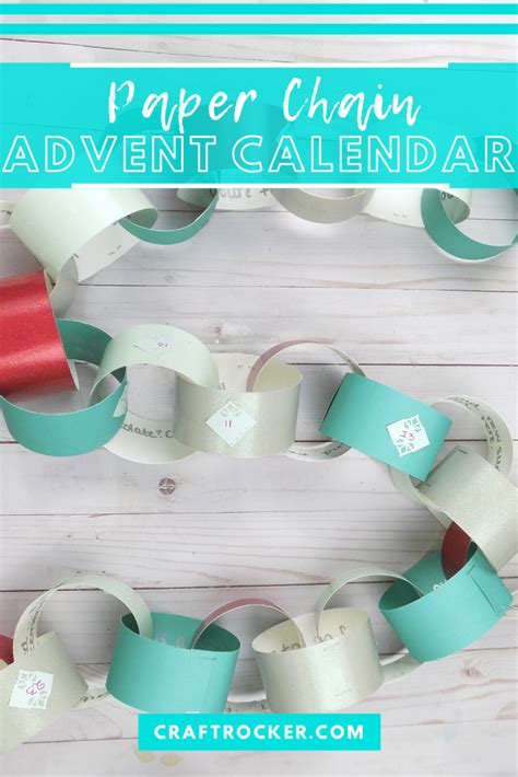 How to Make a Paper Chain Advent Calendar - Craft Rocker