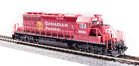 N Broadway Limited CP EMD SD40-2 Diesel Locomotive #6608 – 2B in Trains