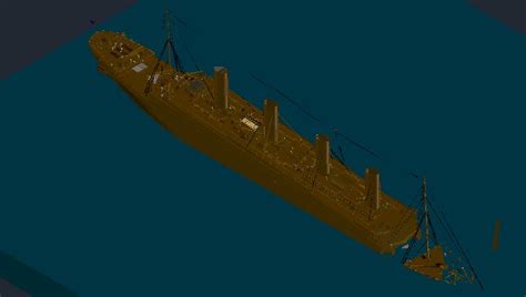 Theory Sinking Titanic 2012 Part 3 3D DWG Model for AutoCAD • Designs CAD