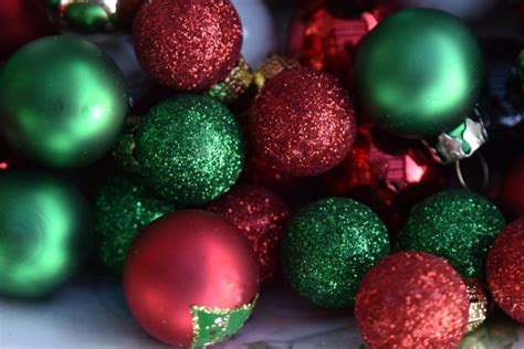 Green And Red Christmas Background Free Stock Photo - Public Domain Pictures