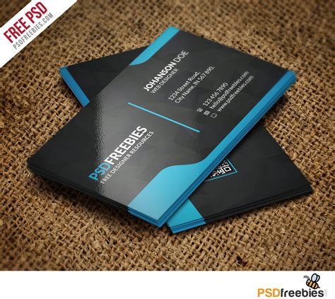 20+ Free Business Card Templates PSD – Download PSD