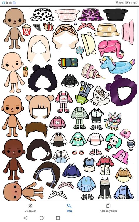 Toca boca body | Paper dolls, Paper doll template, Paper dolls clothing