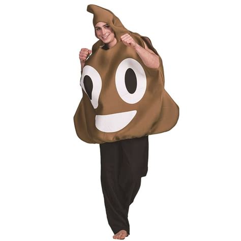 Halloween Inflatable Poop Costume for Adults Funny Poop Pile with Smile ...