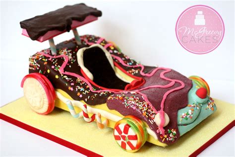 Vanellope's (Wreck it Ralph) Car Cake! - McGreevy Cakes | Car cake ...