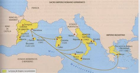 HISTORY OF SPAIN: Map about the expansion of the Crown of Aragon in the ...