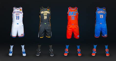 Oklahoma City Thunder Unveil New 2019-20 Uniform Kit