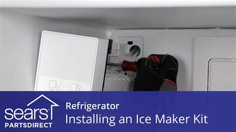 How to Install a Refrigerator Ice Maker Kit - YouTube