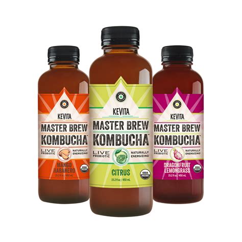KeVita Introduces Three New Master Brew Kombucha Flavors To Kick Off ...